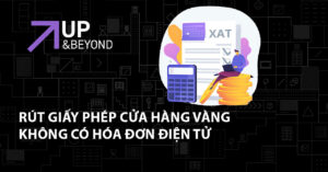 Rút giấy phép cửa hàng vàng không có hóa đơn điện tử