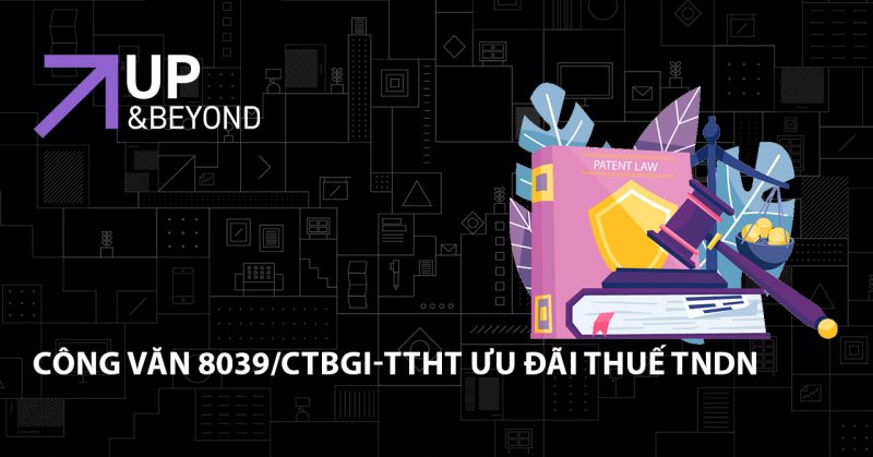 Công văn 8039/CTBGI-TTHT ưu đãi thuế thu nhập doanh nghiệp