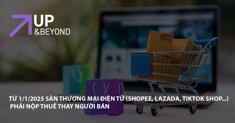 Sàn thương mại điện tử phải nộp thuế thay người bán từ năm sau